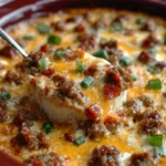 Slow Cooker 3-Ingredient Sausage Cheese Dip