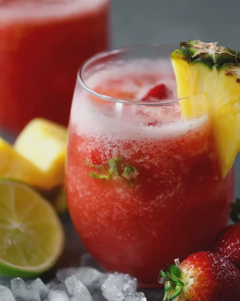 Strawberry Pineapple Refreshing Drink