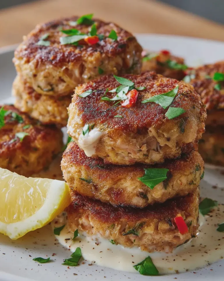 Crispy & Cheesy Tuna Melt Patties