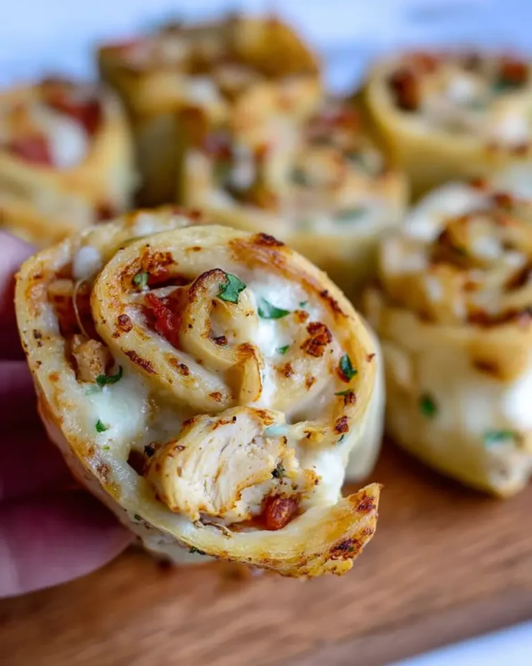 Chicken Alfredo Pizza Rolls