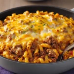 Cheesy Beef And Macaroni Casserole