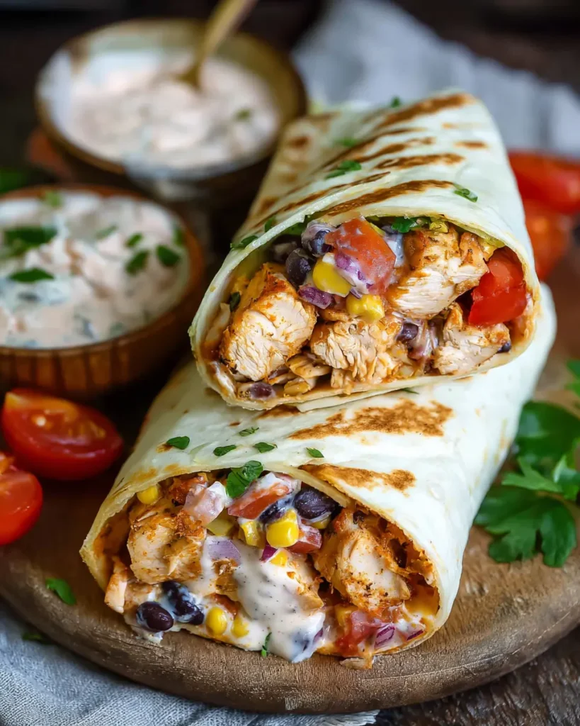 Southwestern Chicken Wraps