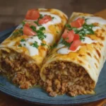 Creamy Beef Burritos
