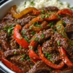 Crock Pot Beef Pepper Steak