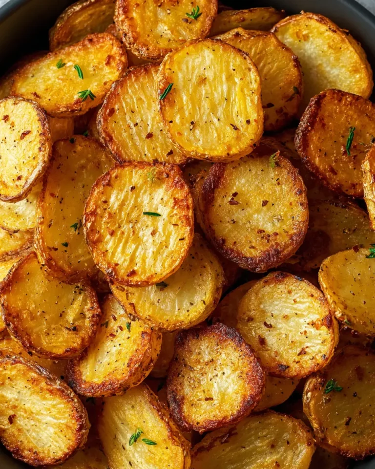 Air Fryer Sliced Potatoes