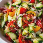 Fresh Cucumber Tomato Salad
