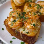 Cheesy Garlic Butter Shrimp and Crab Toast Bombs