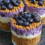 Honey Maid Blueberry Cheesecake Breakfast Cups