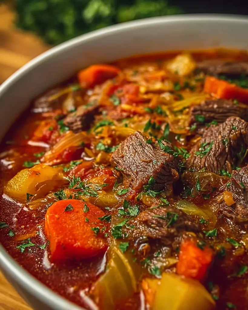 Amish Cabbage and Beef Stew