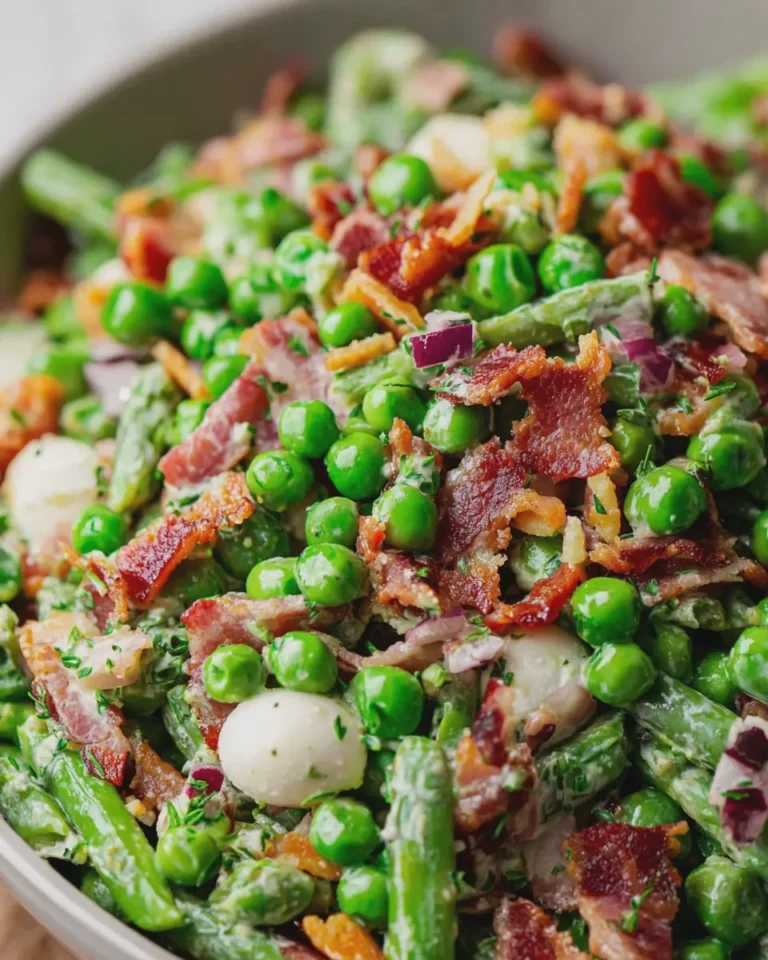 Turkey Bacon Pea Salad