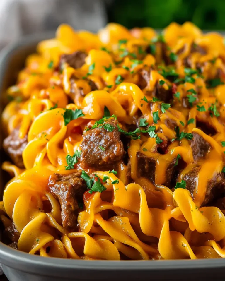 Arby’s Beef and Cheddar Noodles