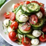 Cucumber Caprese Salad