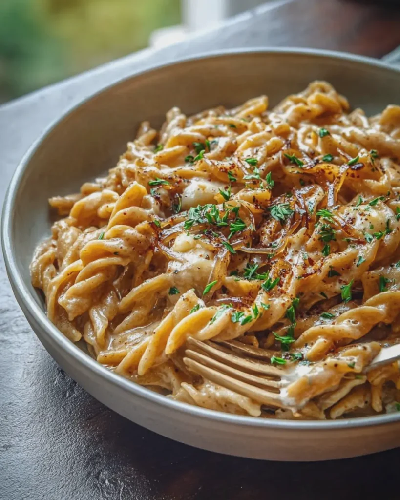 One Pot French Onion Pasta