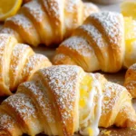 Lemon Cream Cheese Crescent Rolls
