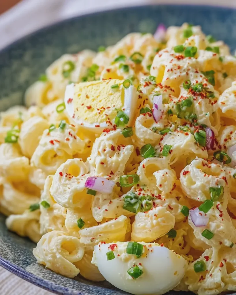 DEVILED EGG PASTA SALAD