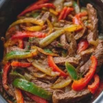 5-Ingredient Slow Cooker Steak Fajitas