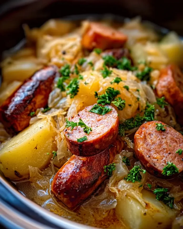 Polish Sausage Sauerkraut And Potatoes Crockpot