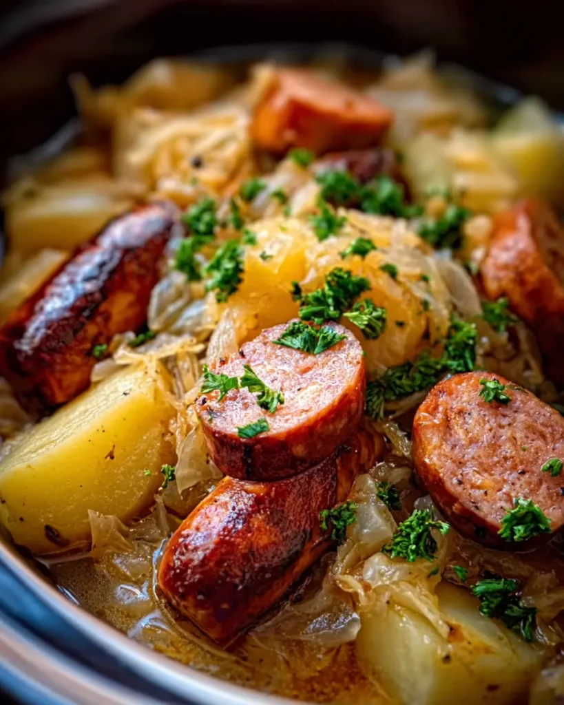 Polish Sausage Sauerkraut And Potatoes Crockpot