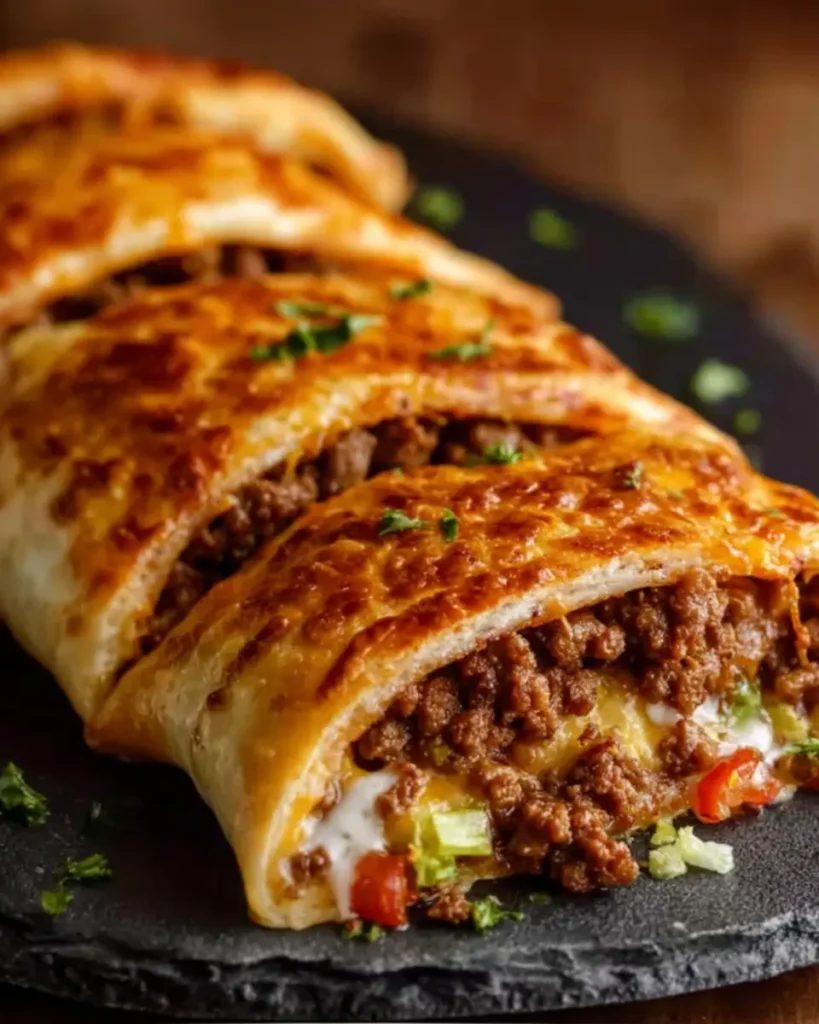 Cheesy Beef Taco Pockets