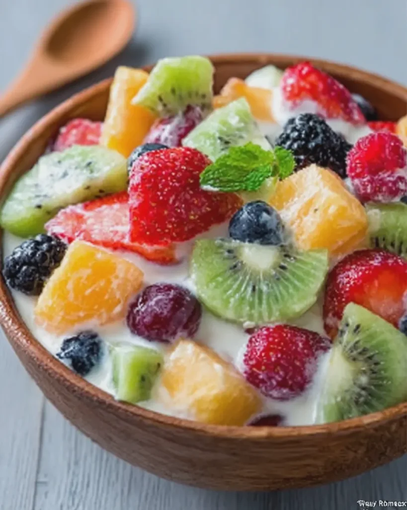 Creamy Yogurt Fruit Salad