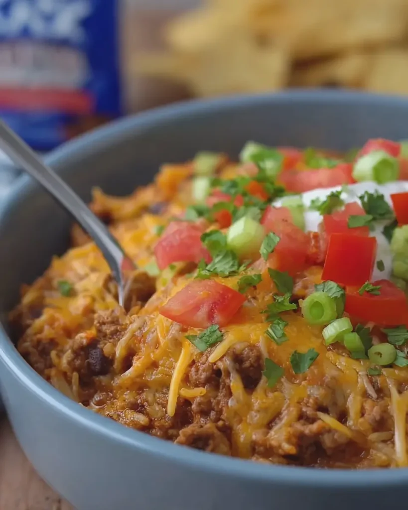 Cool Ranch Taco Crock-Pot Casserole