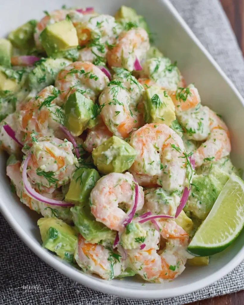 Creamy Shrimp Avocado Salad