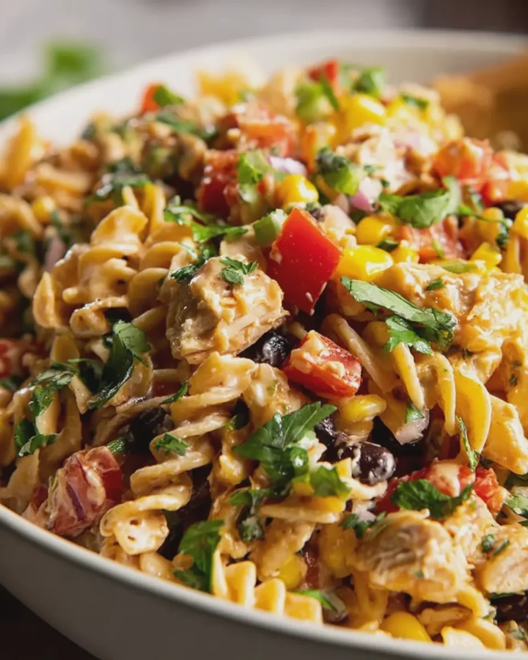 BBQ Chicken Pasta Salad