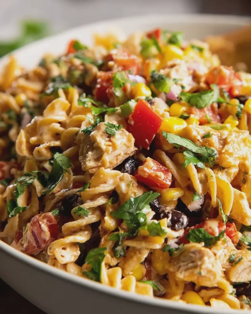 BBQ Chicken Pasta Salad