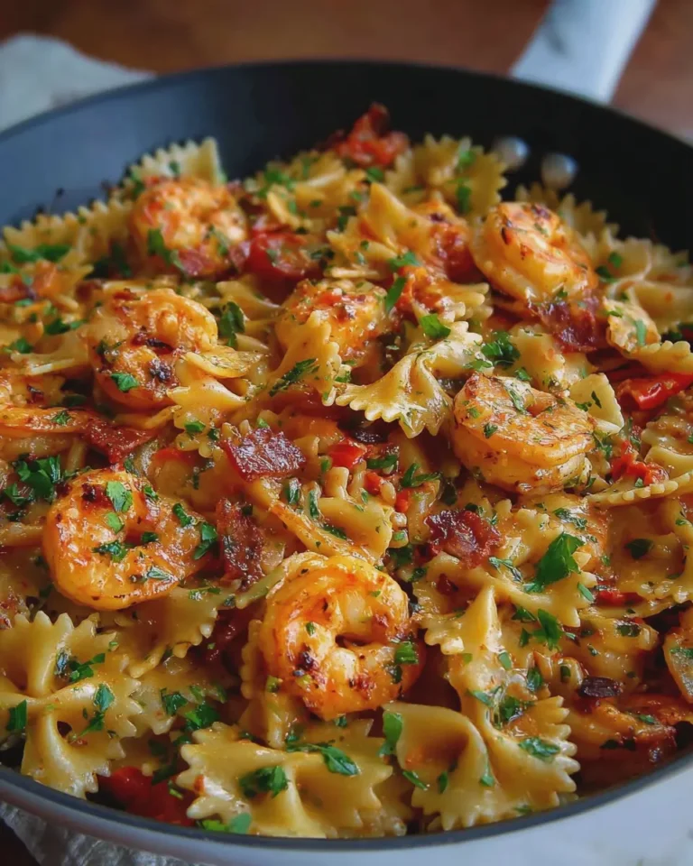Shrimp & Chicken Bowtie Pasta