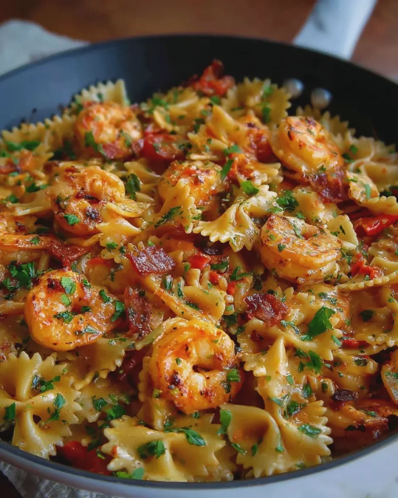 Shrimp & Chicken Bowtie Pasta