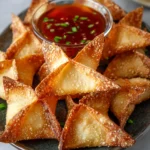 Crispy Air Fryer Crab Rangoon