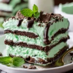 Mint Chocolate Chip Icebox Cake