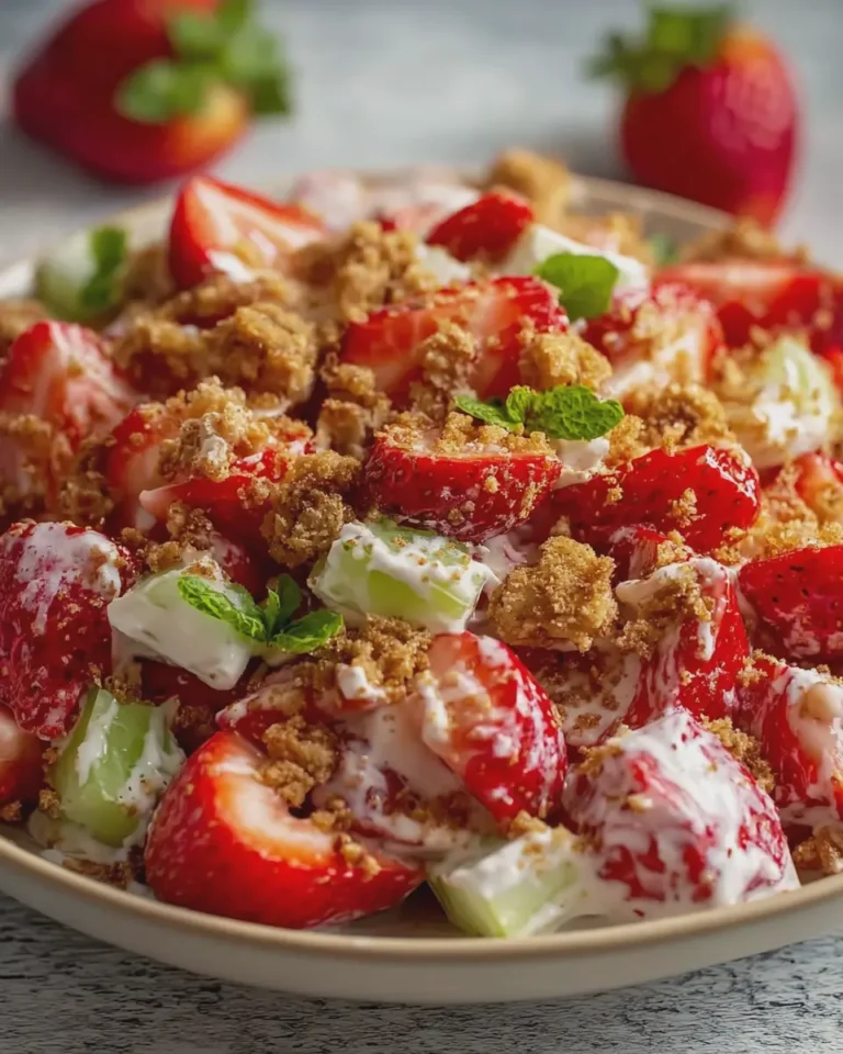 Strawberry Crackle Salad