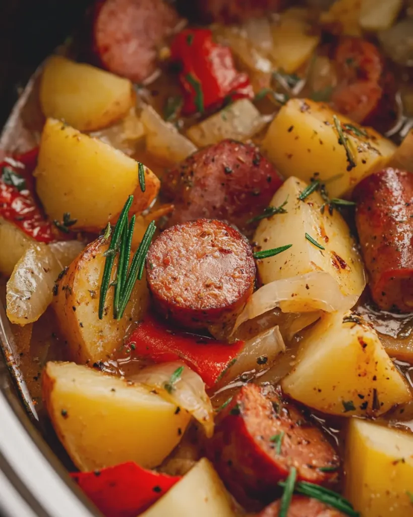 Crockpot Sausage and Potatoes
