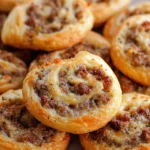 Sausage Cream Cheese Crescent Pinwheels