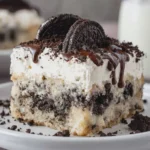 Cookies and Cream Poke Cake