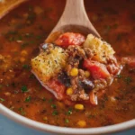 Hearty Crockpot Cowboy Soup
