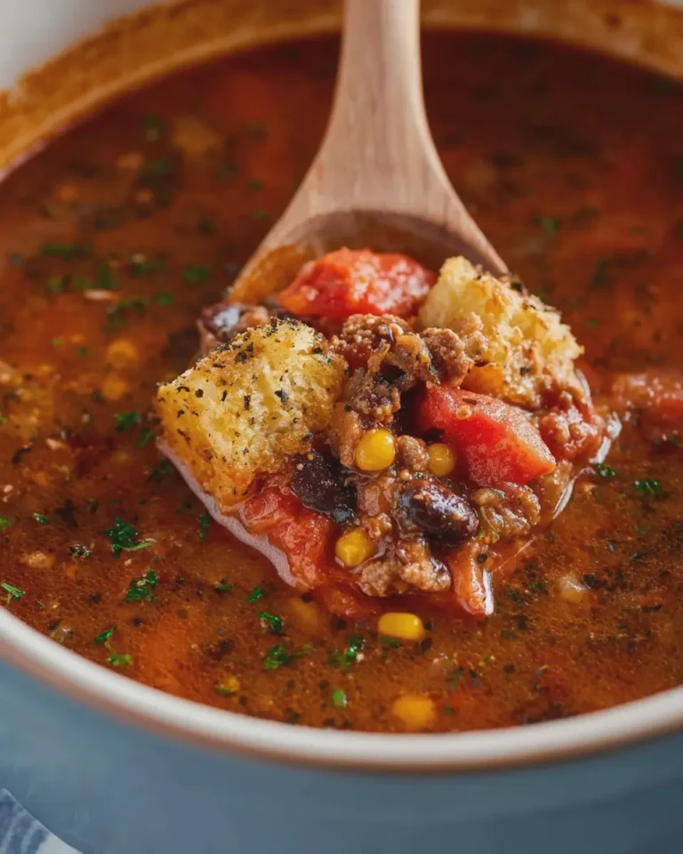 Hearty Crockpot Cowboy Soup