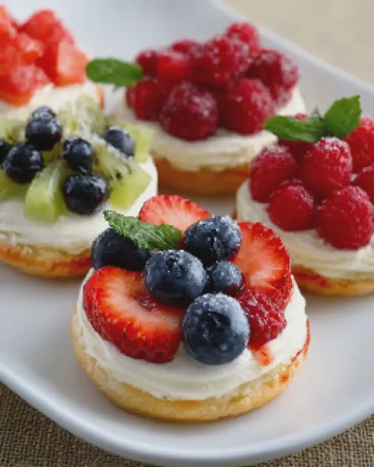Mini Fruit Pizzas