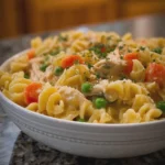 Crockpot Chicken Pot Pie Pasta