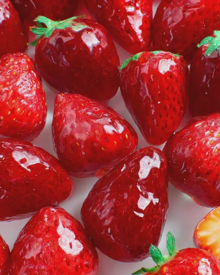 Jolly Rancher Candied Strawberries