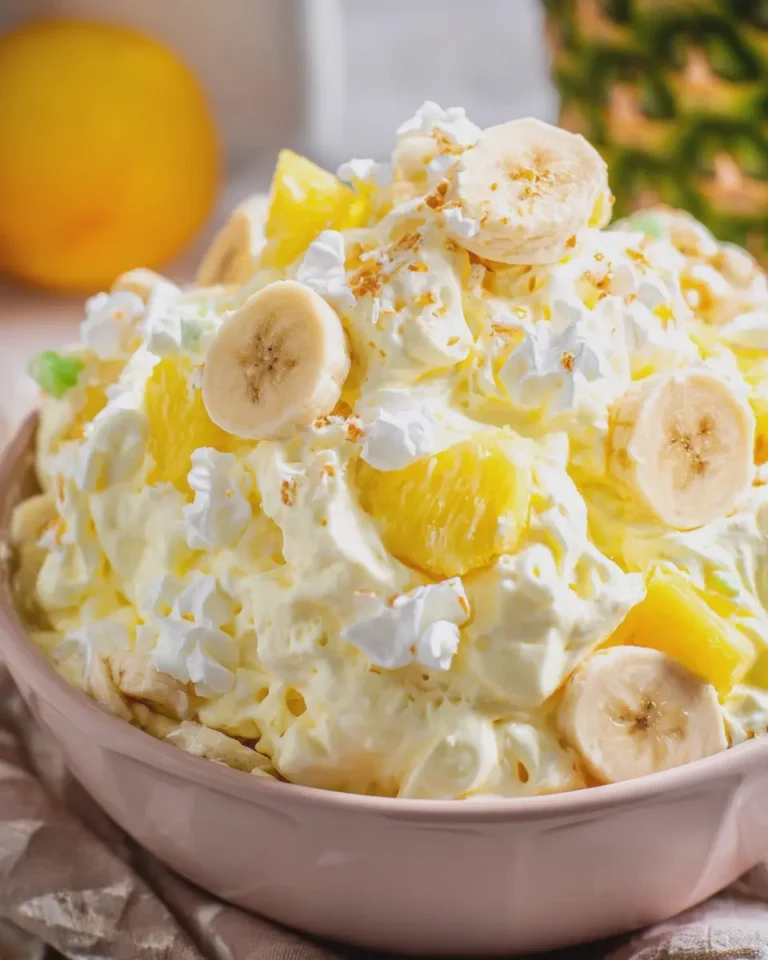 Banana Pineapple Fluff Salad