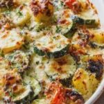Loaded Zucchini & Squash Bake for a Creamy Low Carb Dinner