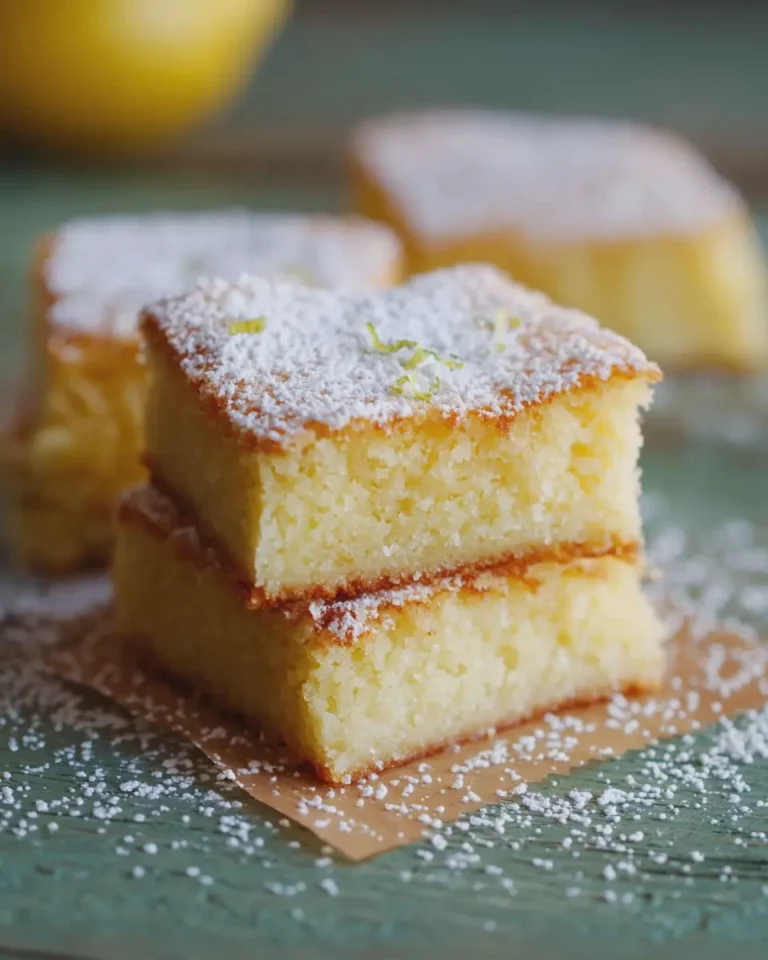2 Ingredient Lemon Cake Bars