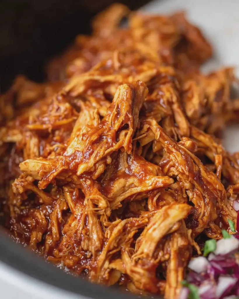 Shredded BBQ Chicken Slow Cooker