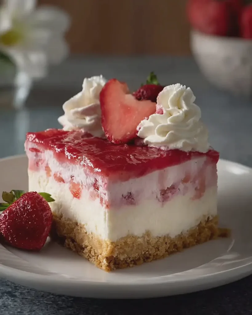 Dreamy Strawberry Cheesecake Heaven