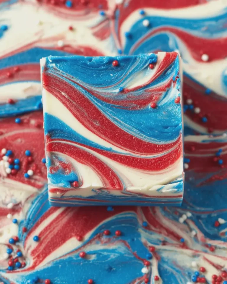Patriotic Swirl Fudge