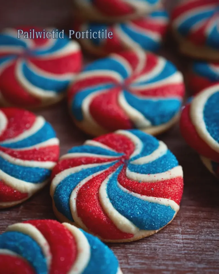 Patriotic Pinwheel Cookies