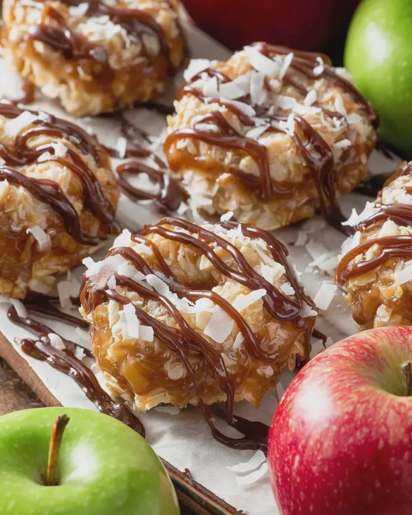 Caramel Apple Samoa Bites