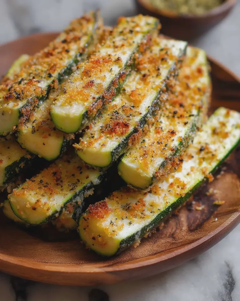 Crispy Baked Parmesan Zucchini